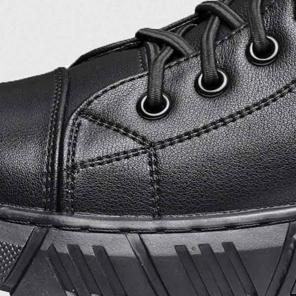 Bota de couro masculina