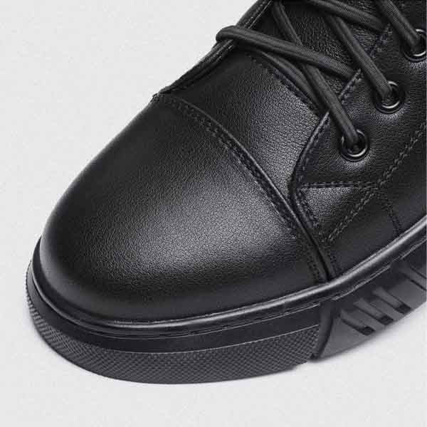 Bota de couro masculina