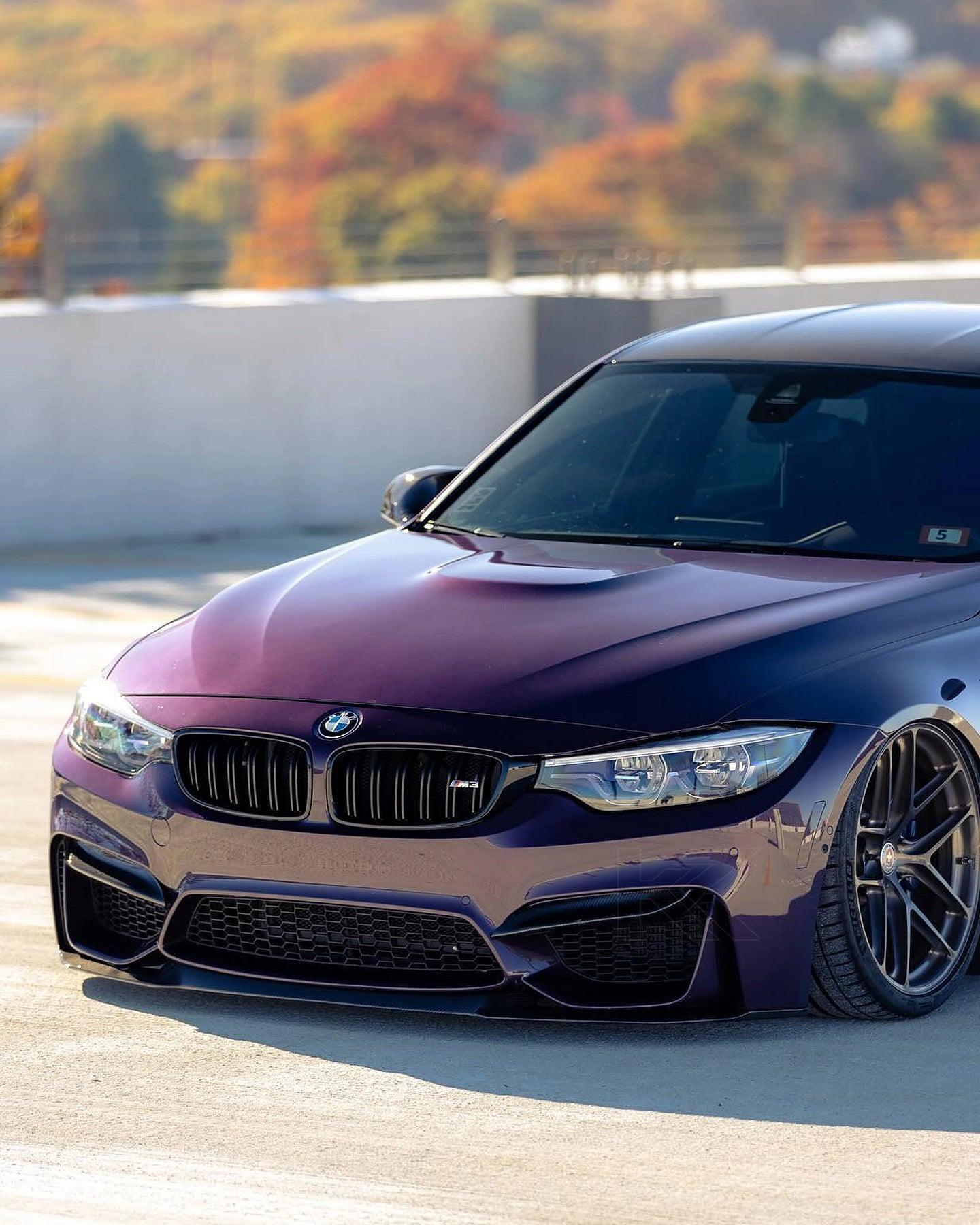 BMW 3 Series F80 M3 F82 F83 M4 CS Style Carbon Fiber Front Lip (2015 - 2019)