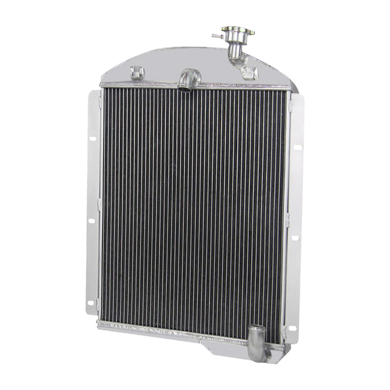Spec-D Radiator Chevy Pickup Truck 6 Cyl (1941-1946) 3/Triple Row Aluminum Core