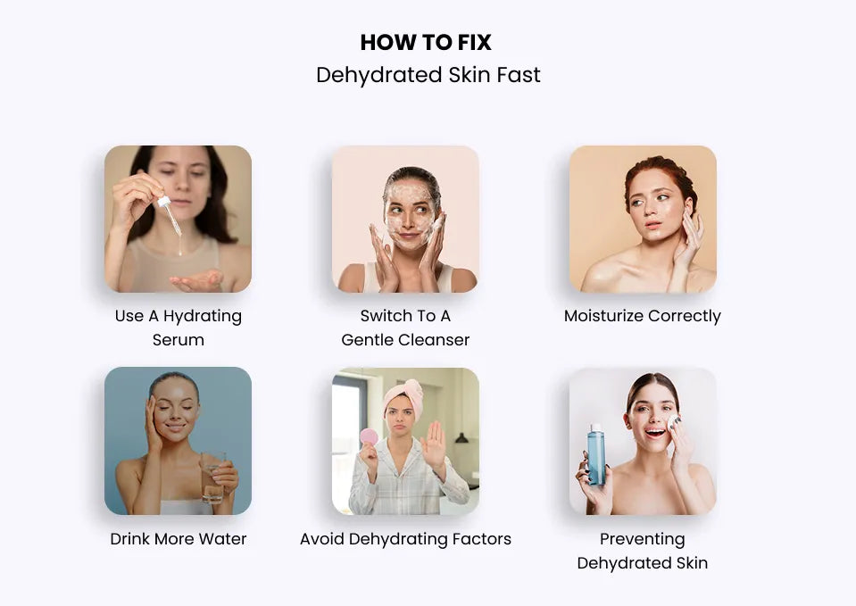How to Fix Dehydrated Skin Fast