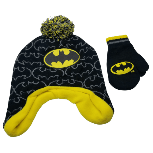 Batman Trapper Hat with Mittens – The Glove Lady