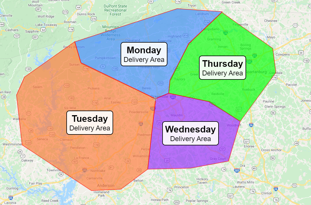 NS Delivery Area