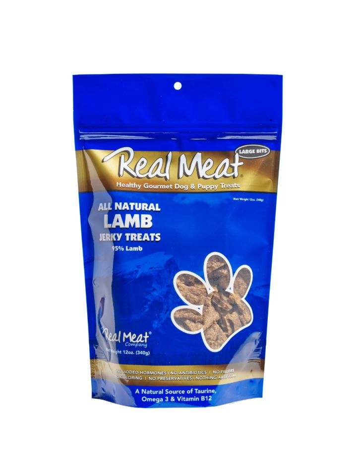 The Real Meat Lamb Jerky Treats 12oz - Natures Select Carolinas product image