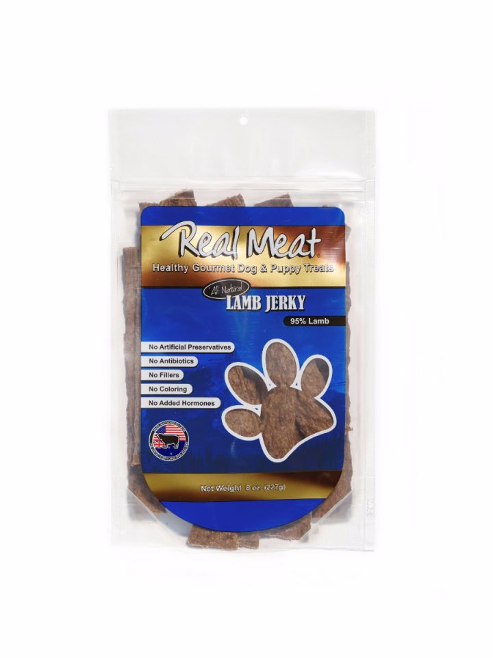 The Real Meat Lamb Jerky Treats 8oz - Natures Select Carolinas product image