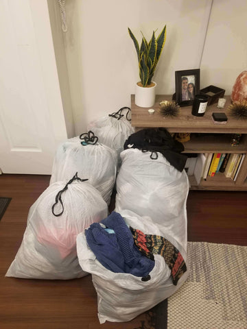 KonMari Decluttering Giveaway Bags
