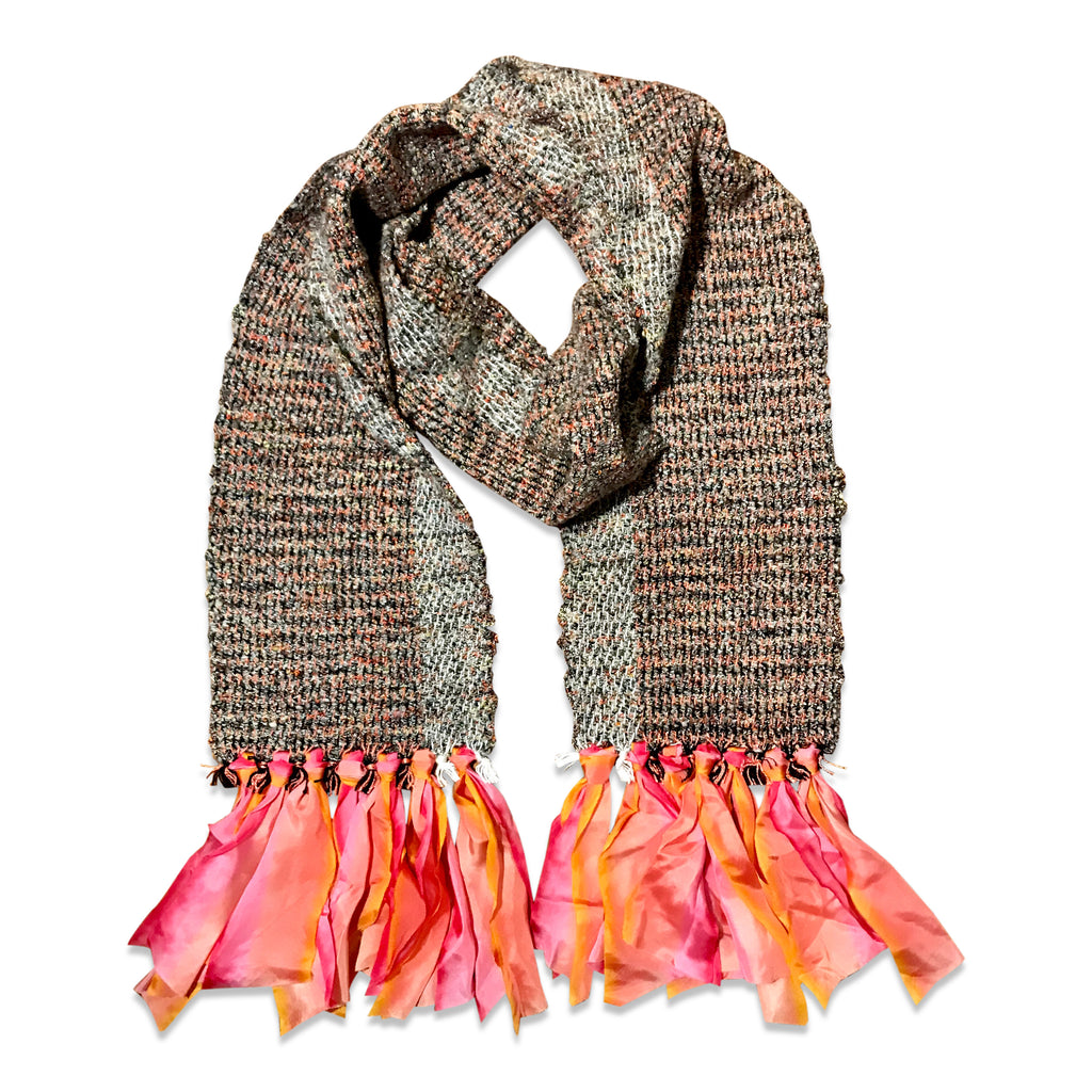 Reversible Scarf Solid Color With Fringe Fashion Chic Scarves - Milanoo.com