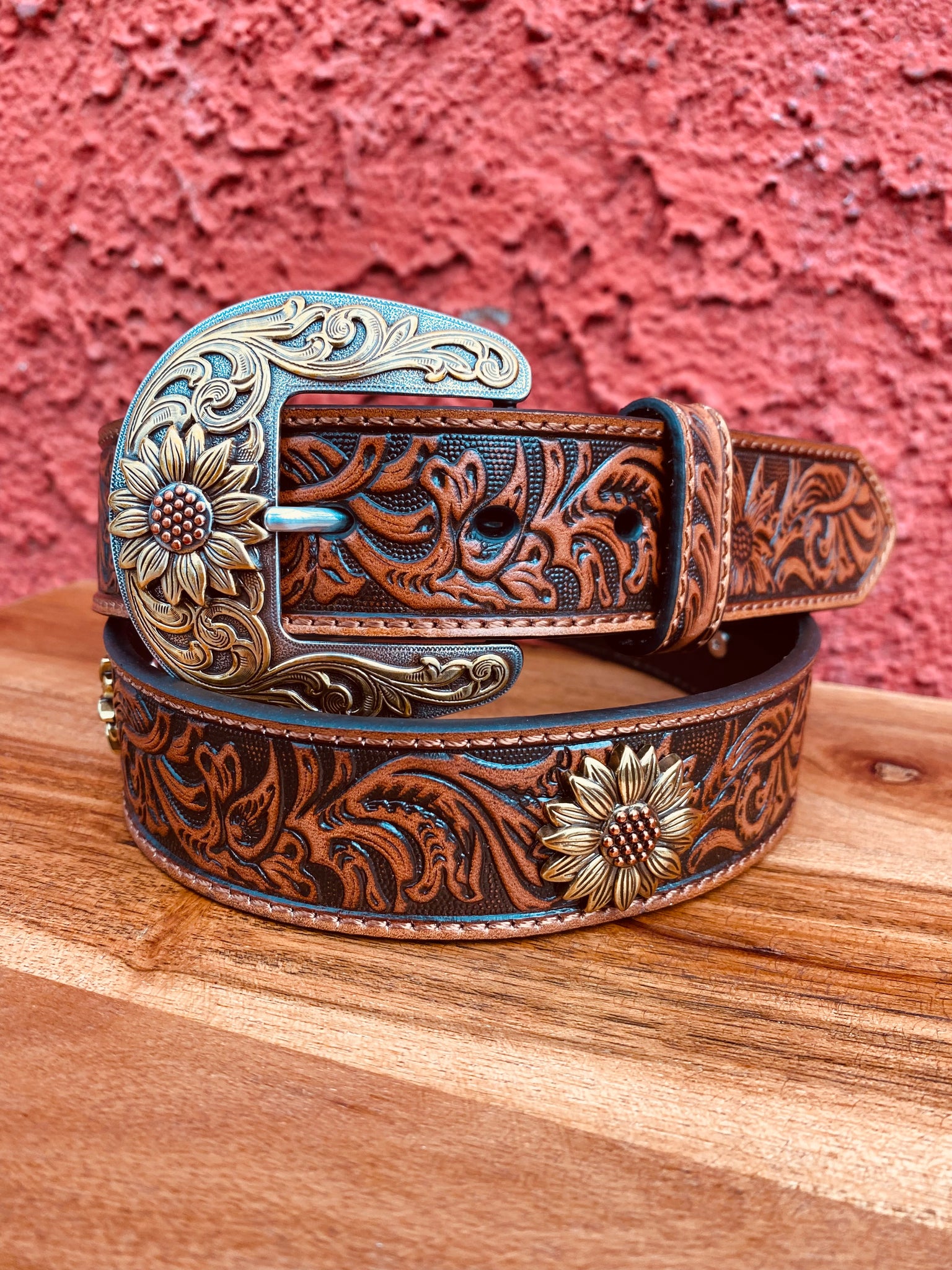 ariat sunflower belt