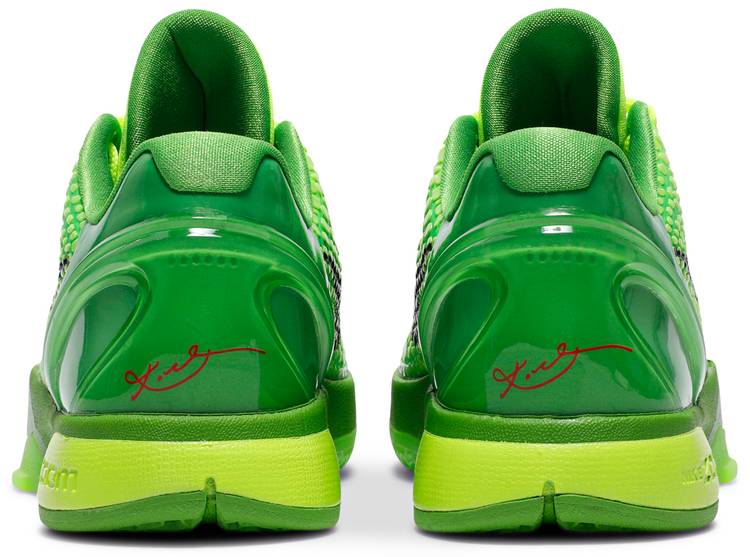 nike men's kobe 6 protro grinch stores