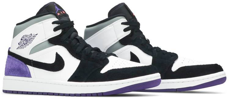 air jordan 1 mid union purple