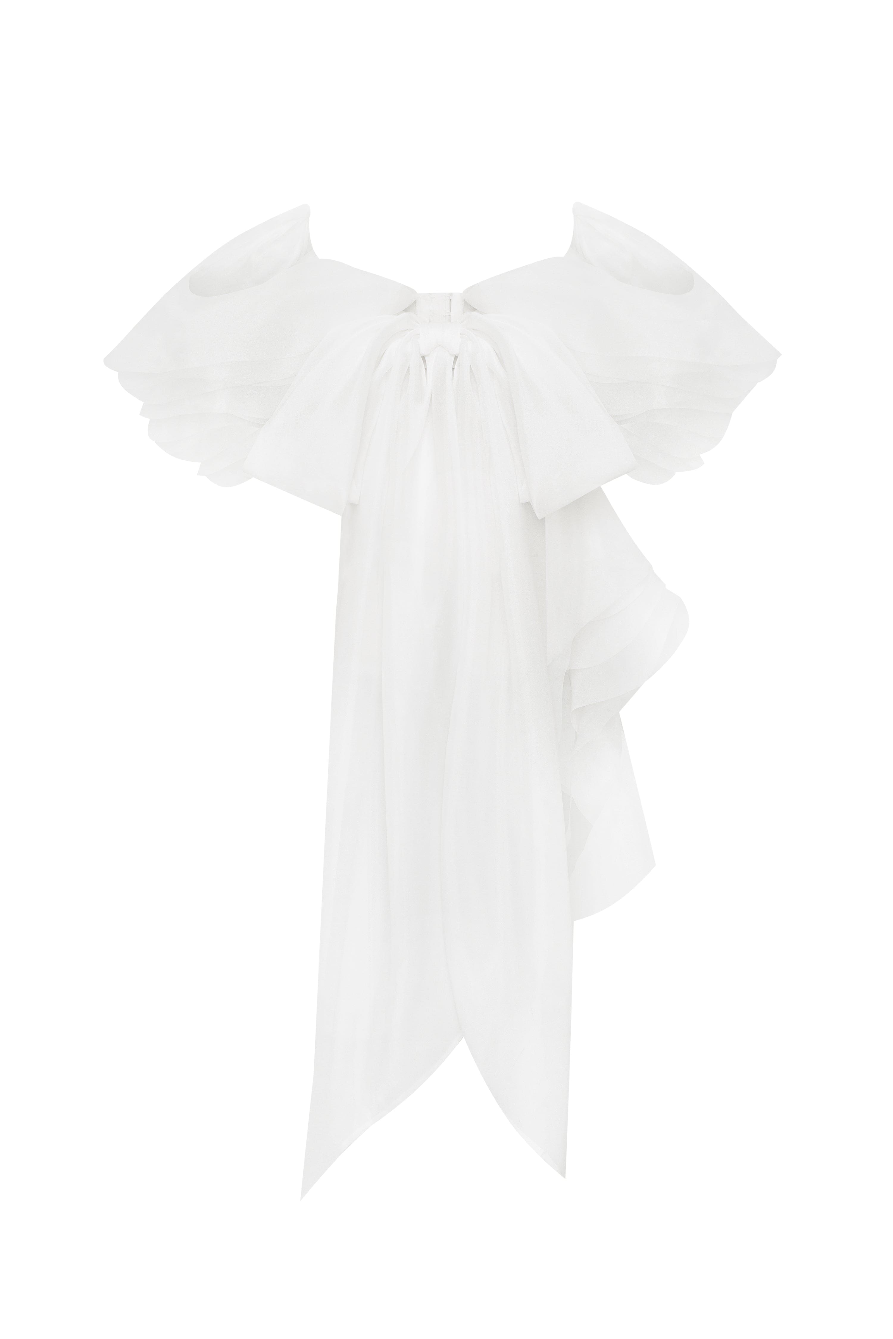 Shop Milla Dreamy Blouse With Meringue Flounces In White