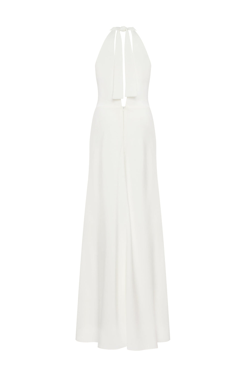 Lustrous white halterneck maxi dress ➤➤ Milla Dresses - USA, Worldwide  delivery