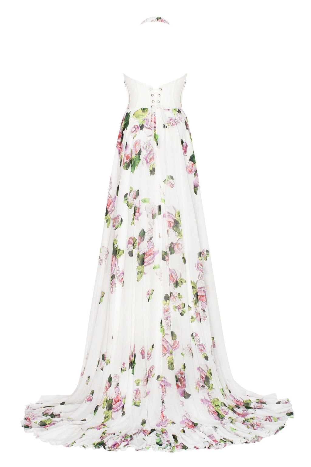 Milla Esther Floral Bustier Gown in Apple Blossom – Style Lease