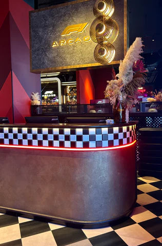 Custom Finish on F1 Arcade Bar in DC