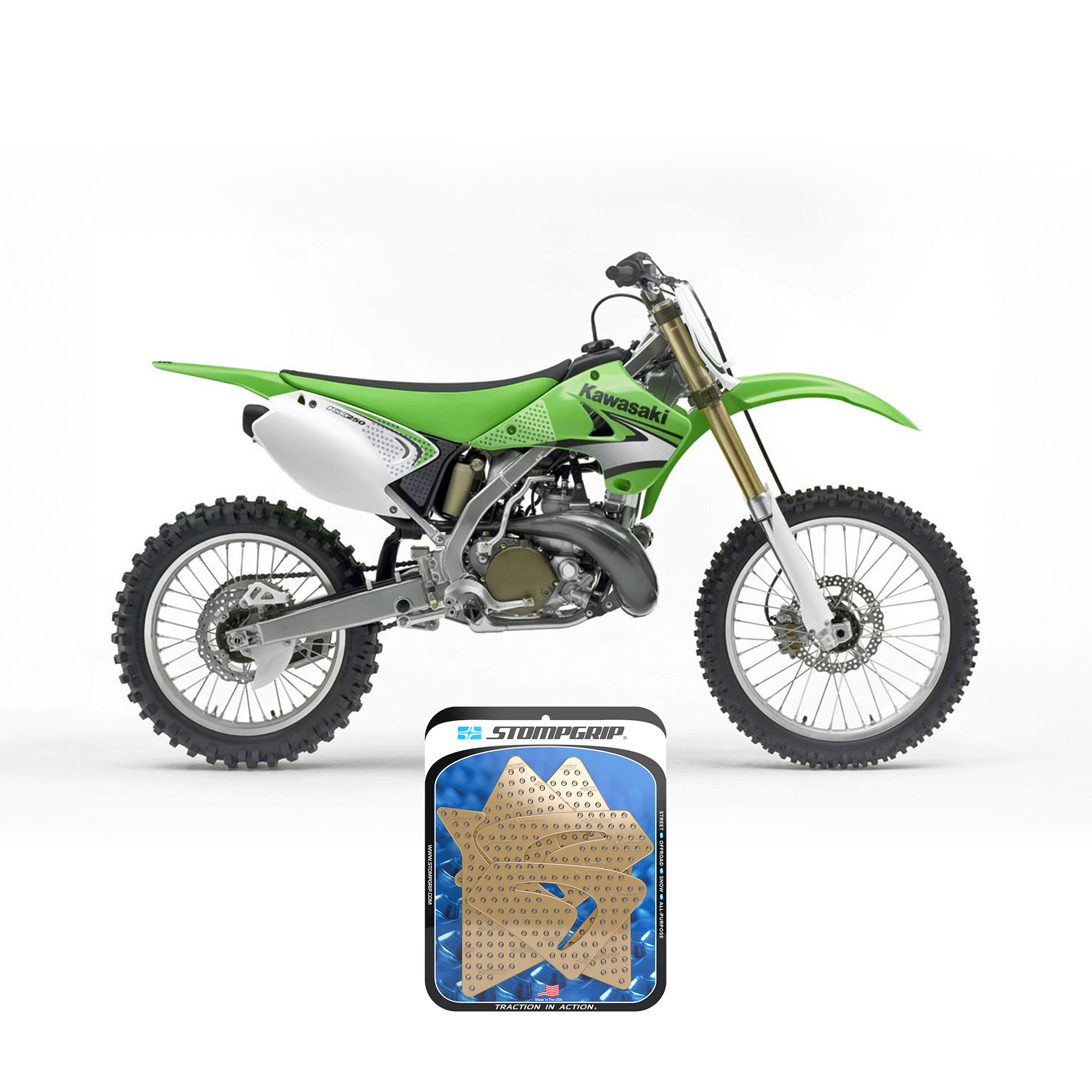 Kawasaki Werkstattmatte 100x200 cm, Motocross, Enduro, Trail, Trial