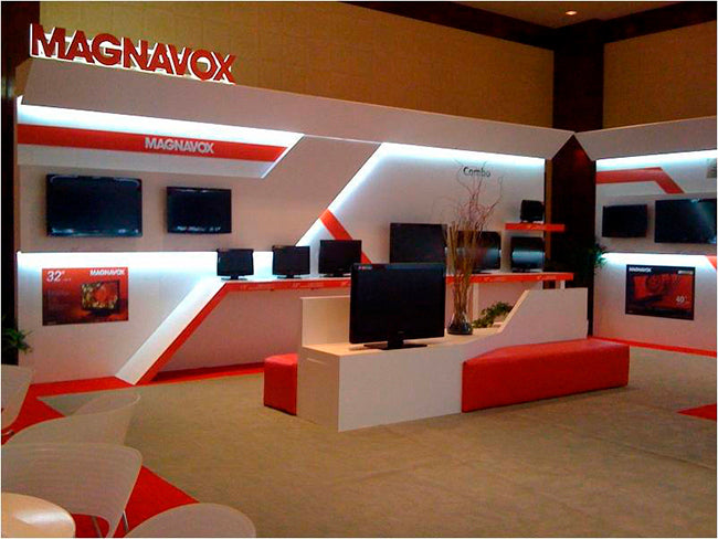 Magnavox Trade Show Booth