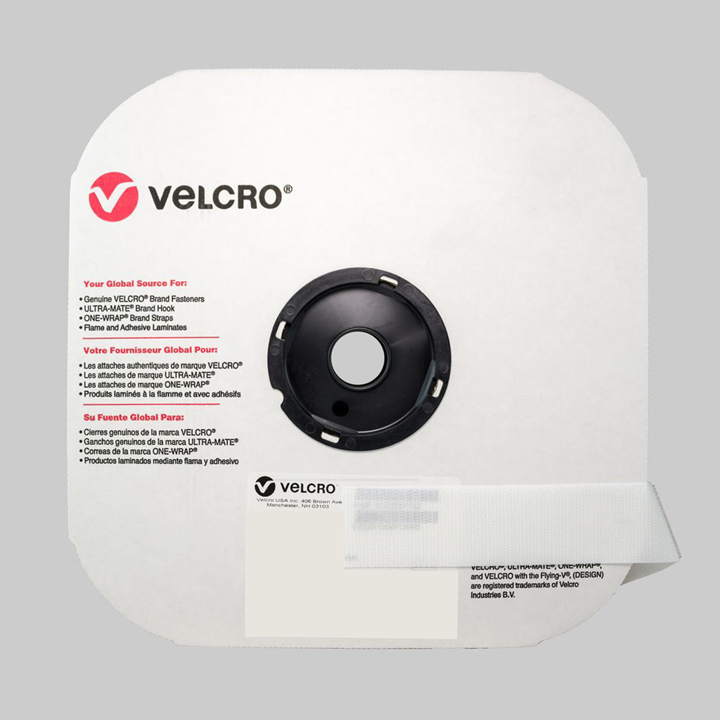 Hav Diligence Fellow VELCRO® Brand Sew On Tape - White | 2" Standard Back | DS&L
