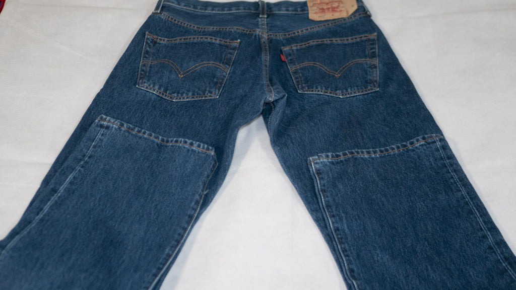 levi's button fly 501 blues