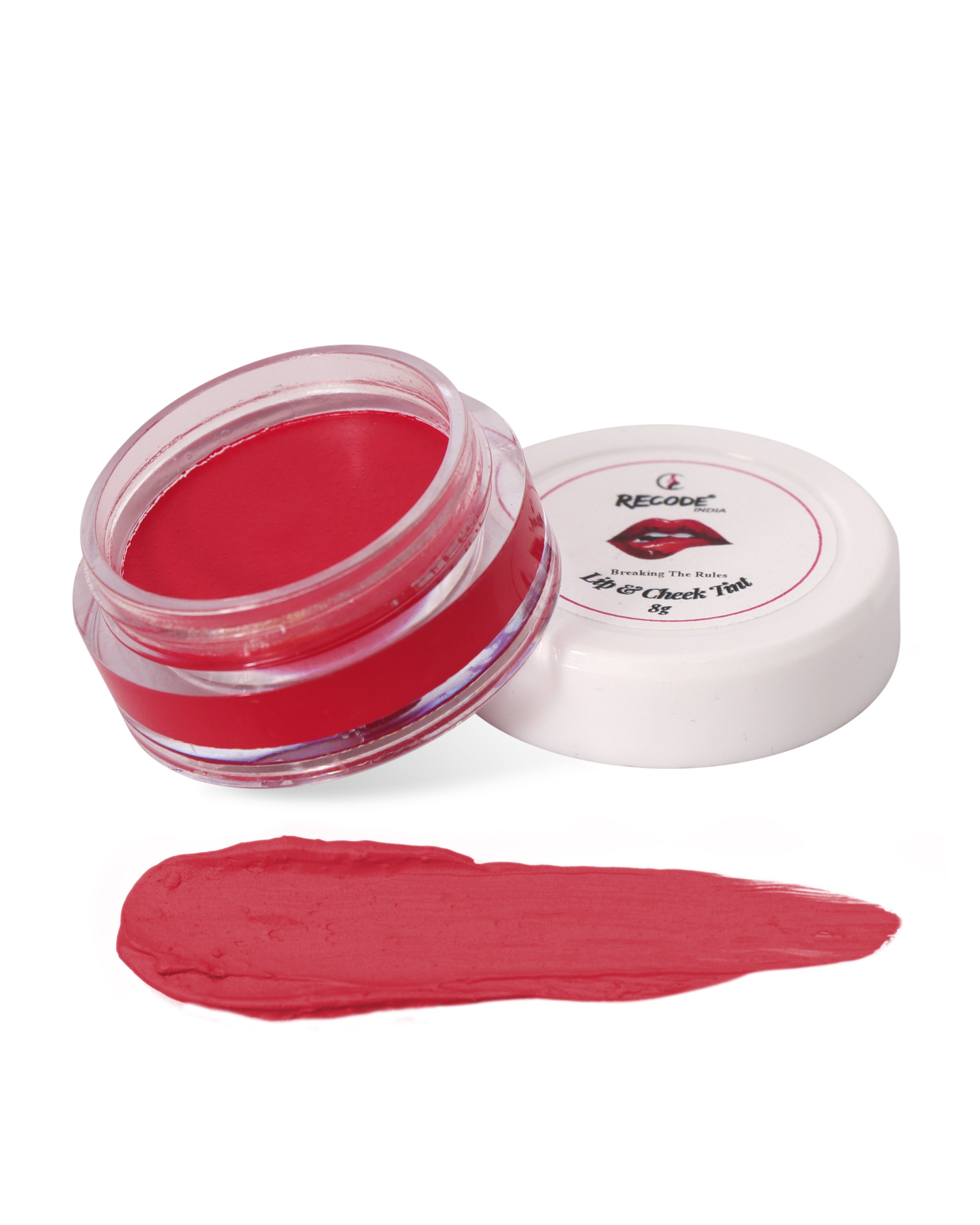 Lip & Cheek Tint - Dark Red Shade - 8 gms - Recode Studios