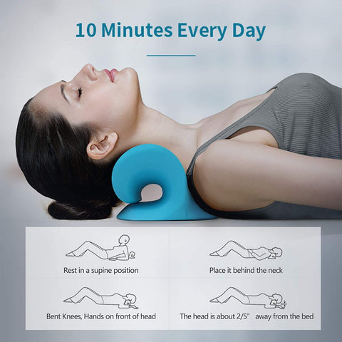 Best Posture to Sleep for Neck Pain - Dowager's Hump Pillow & Position 