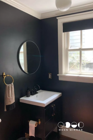 The Moody Black Bathroom Is In—And We're Here for It