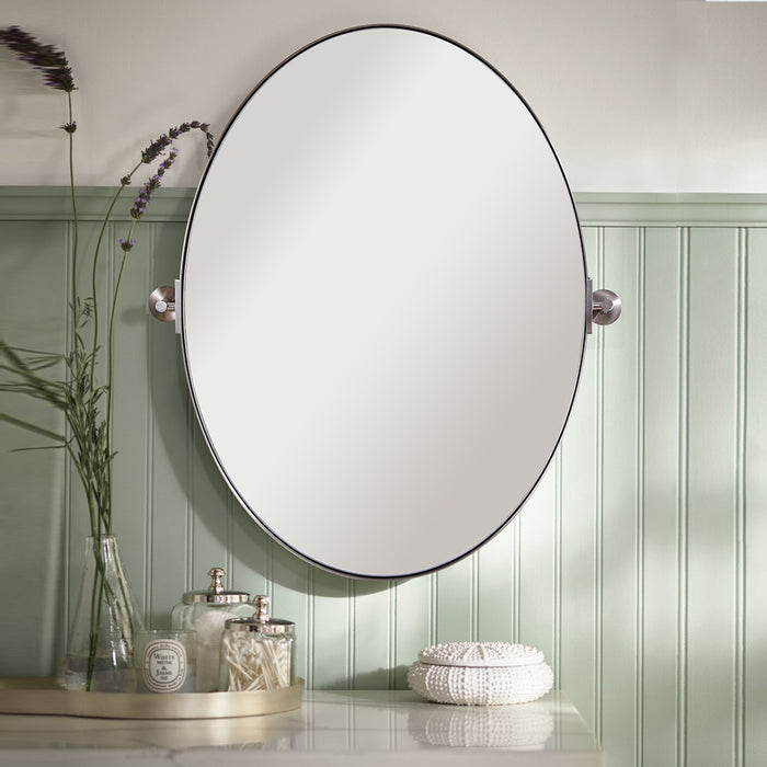 oval mirror pivot mirror bathroom mirror wall mirror