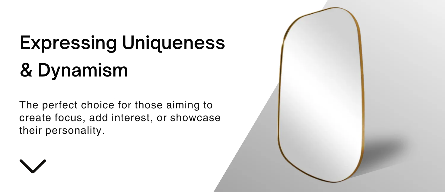 unique shape mirrors