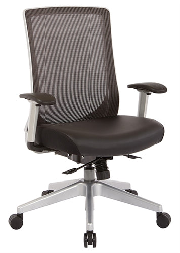 Office Star Products Deluxe R2 SpaceGrid Back Chair with Memory