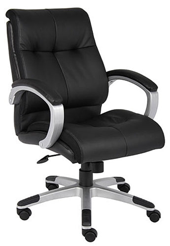 Boss B9331 Pillow-Top CaressoftPlus High-Back Executive Office Chair