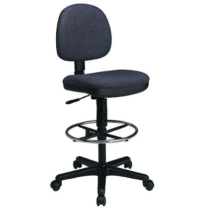 Office Star Economical Chair with Chrome Teardrop Footrest