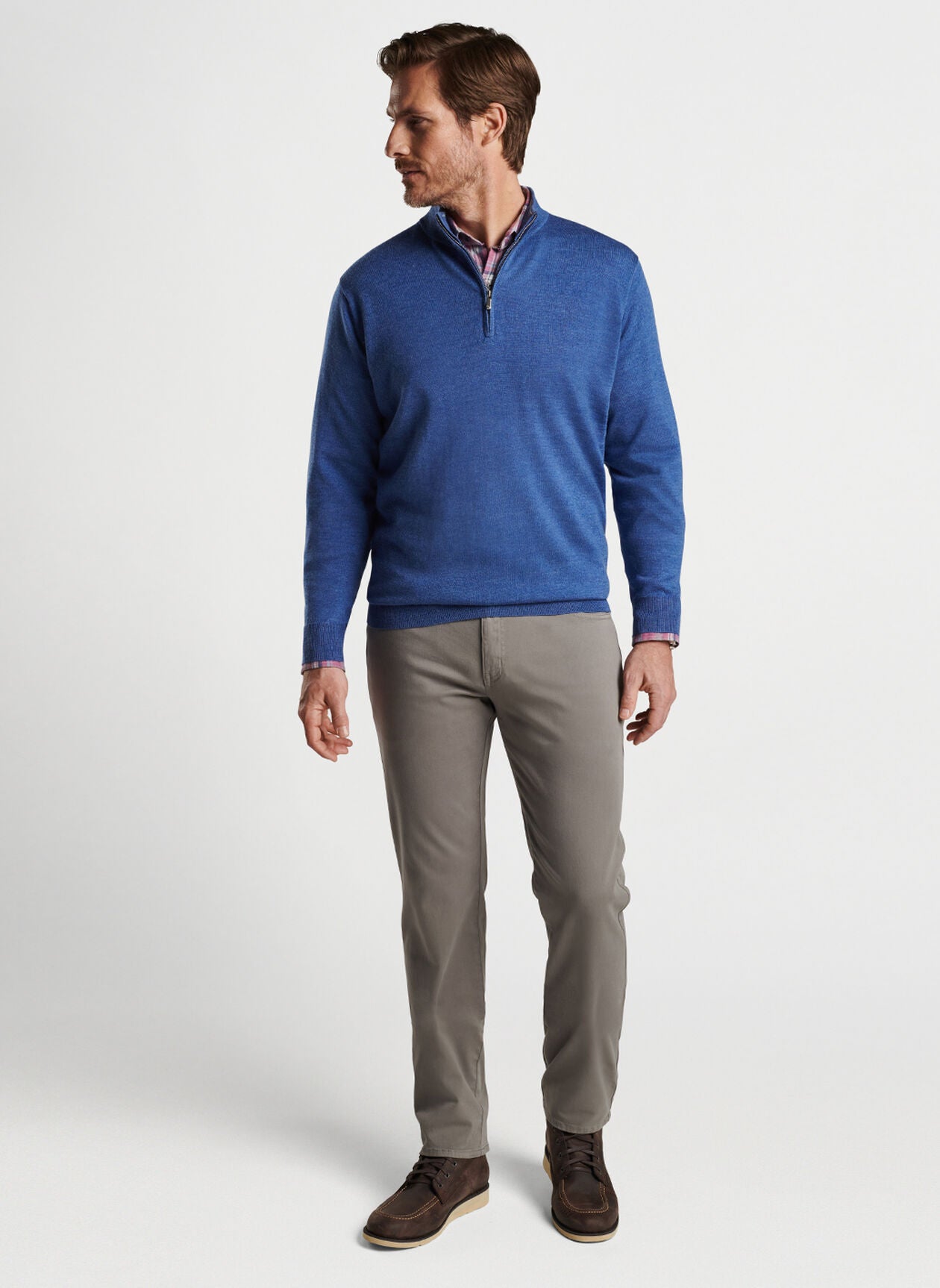 Autumn Crest 1/4 Zip - Star Dust