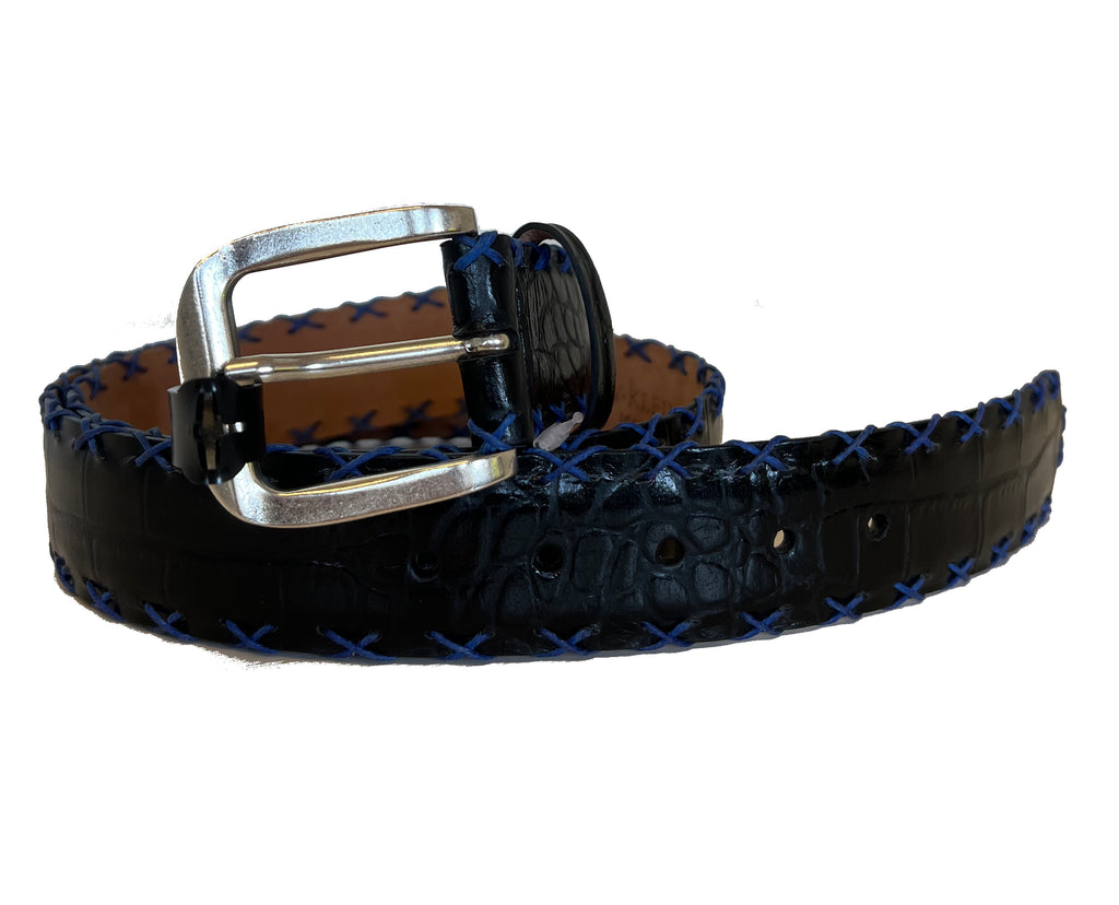 W.Kleinberg Quilled Ostrich Belt