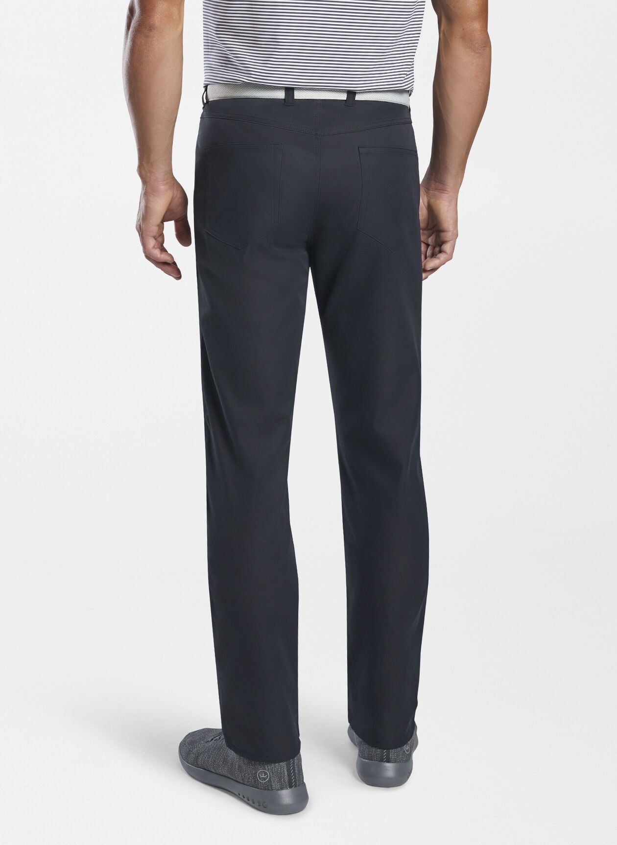 Benjamin Slim Fit High Quality Black Patterned Anthracite Pants