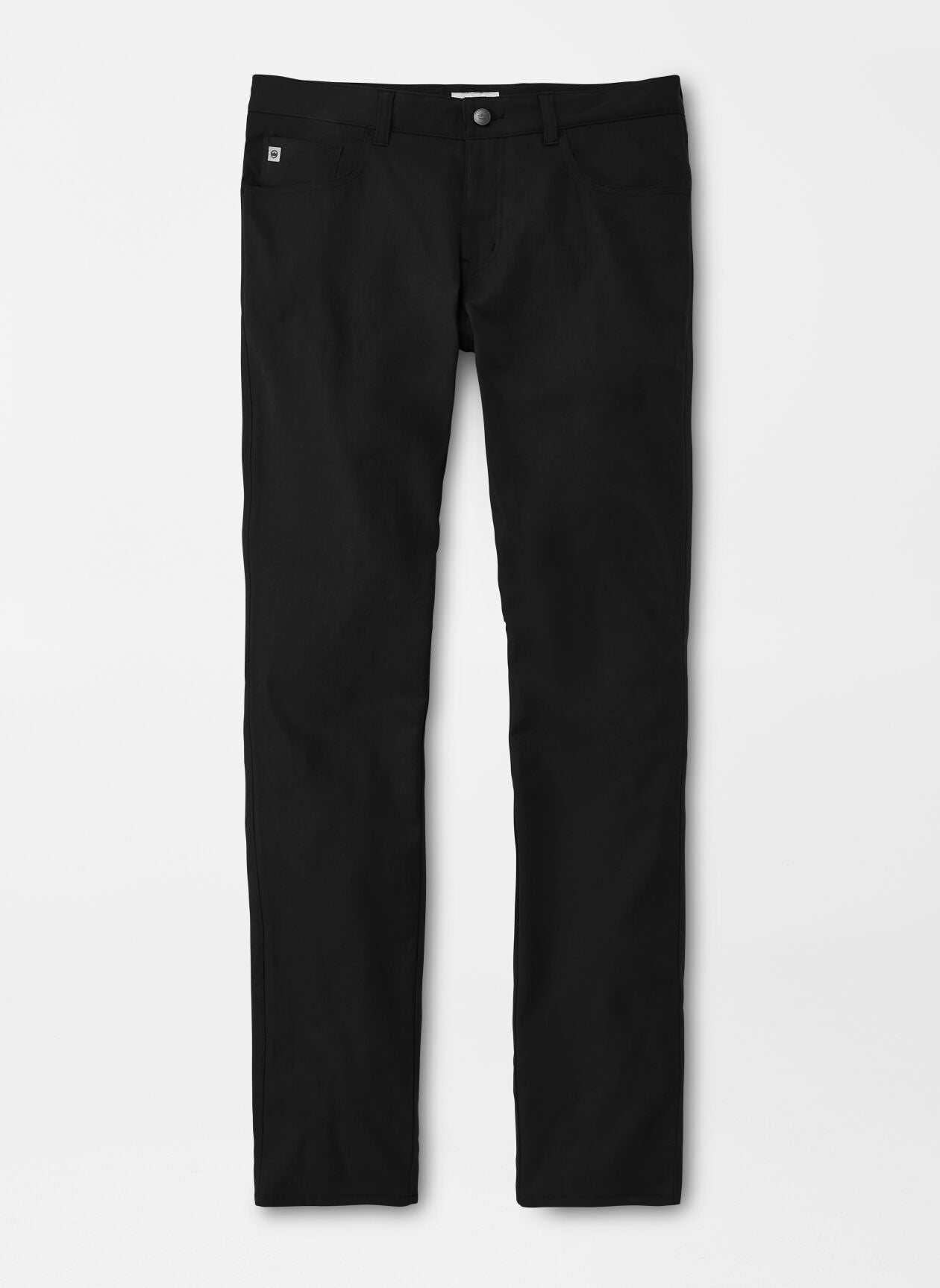 Modern Fit Black Coolmax 5 Pocket Pants - Benjamin's Menswear