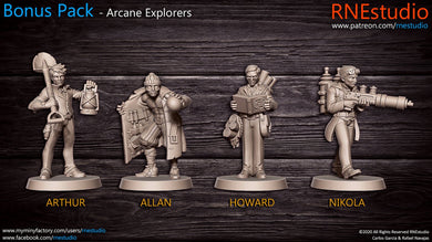 Arcane Explorers, Resin miniatures - Ravenous Miniatures