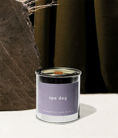 Vancouver female founder gift guide: Mala the Brand Spa Day candle