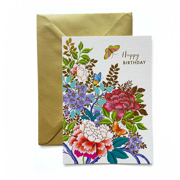 New 'Jardin' Birthday Card for Paeonia Card Range by Chris Chun
