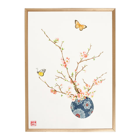 Cherry Blossom Original Painting by Chris Chun