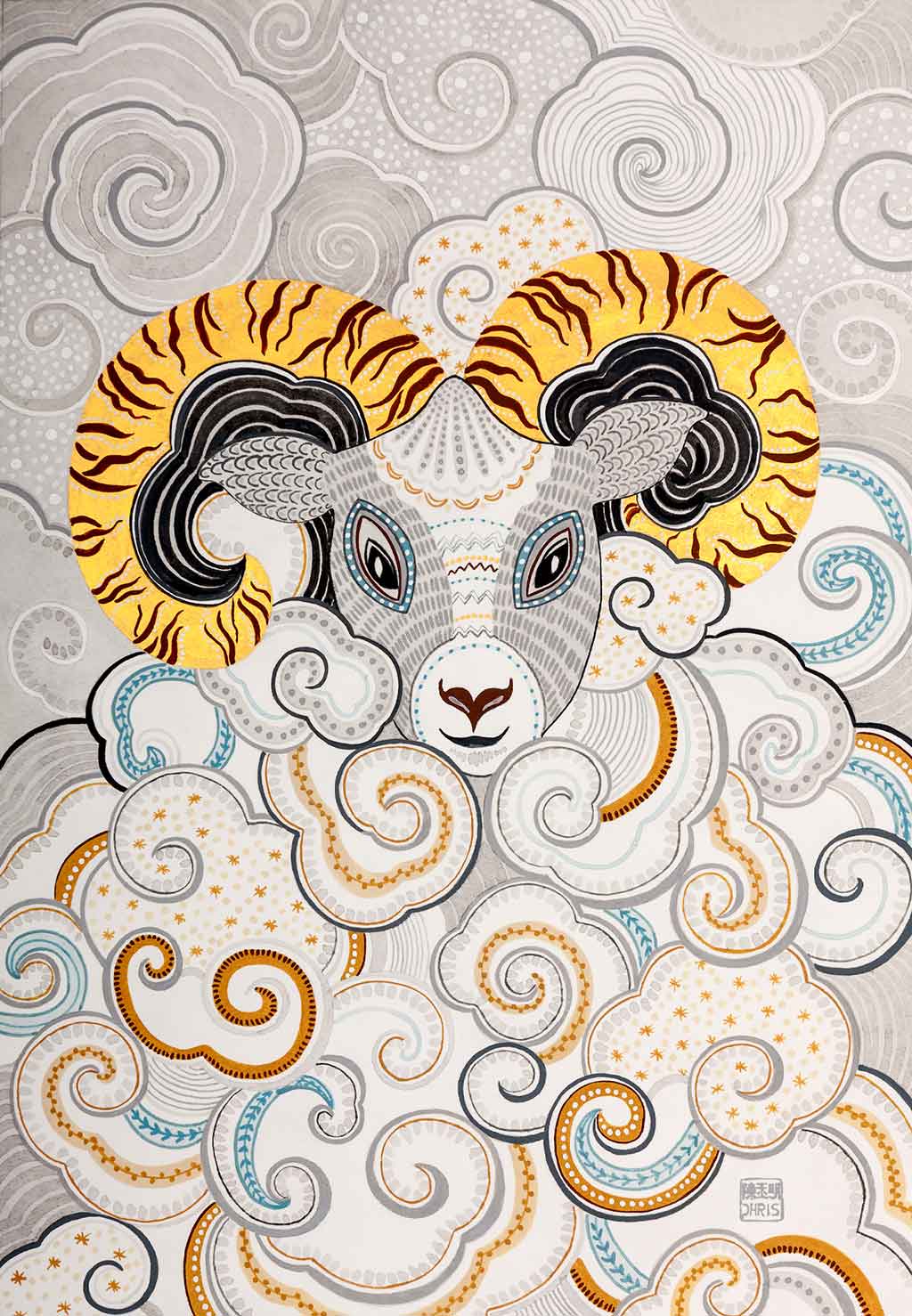 Chinese Zodiac Fine Art Collection by Chris Chun