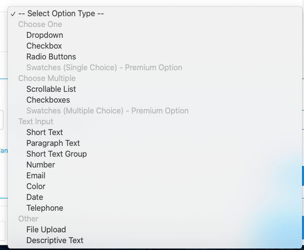 Shopify Bold Options file upload 