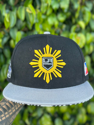 “LA KINGS” Filipino Heritage Night Philippines Snap Back Hat - FilAsian Grocery 