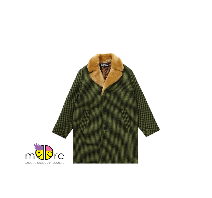 Supreme Fur Collar Car Coat | myglobaltax.com