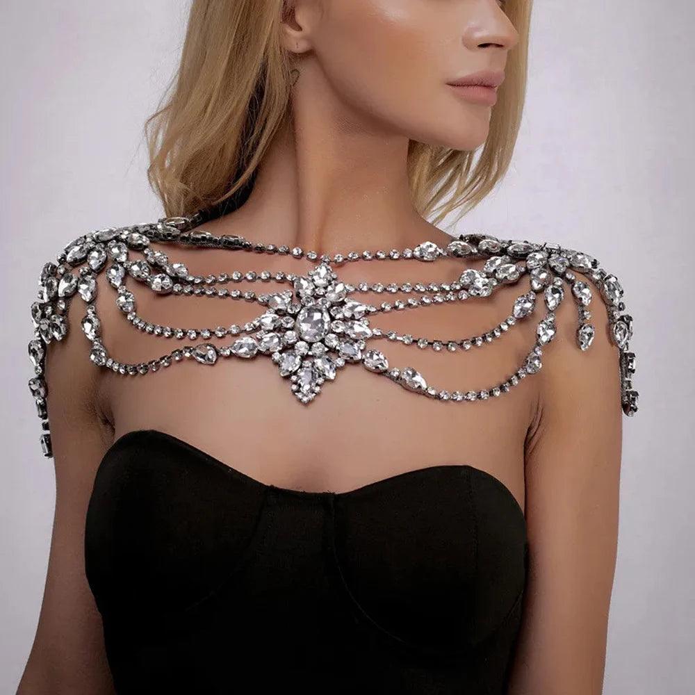 Crystal Shoulder Body Chain