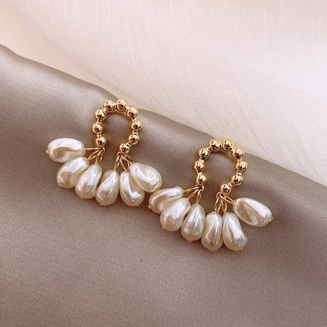 Natalie Baroque Pearl Earrings