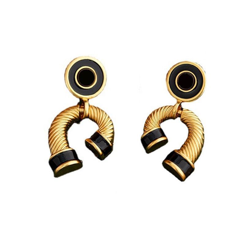 Retro Twist Earrings