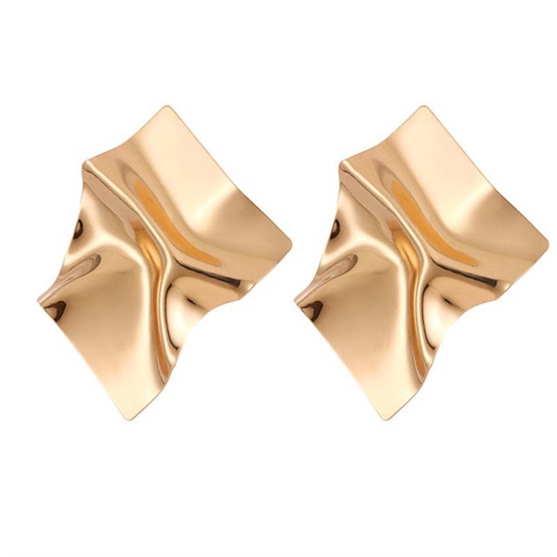 Corrina Geometric Clip Earrings