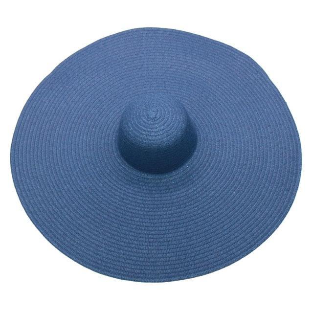 Foldable Oversized Brim Hat