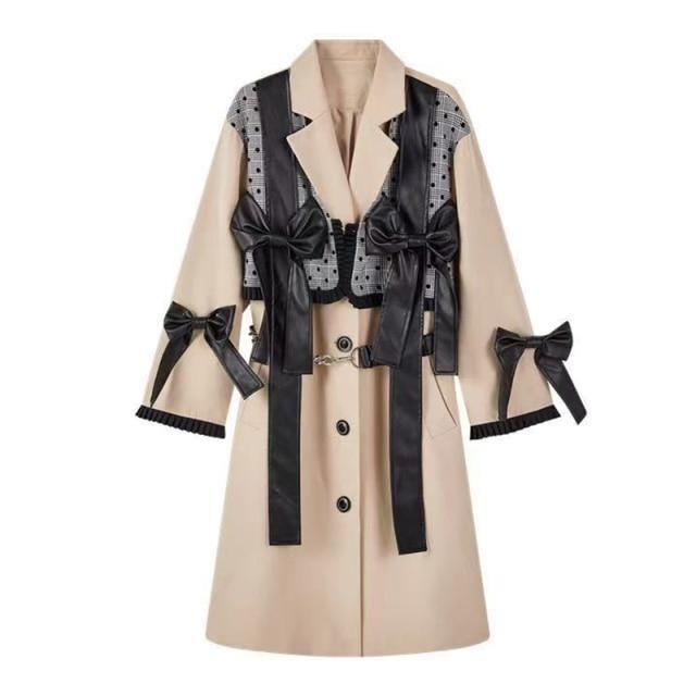 I Love Bows Trench Coat