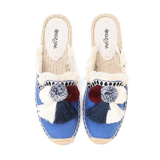 Tassel Espadrilles Mules