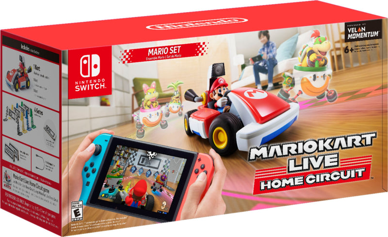 Mario Kart Live: Home Circuit - Mario Set Mario Edition - Nintendo Switch, Nintendo Switch Lite
